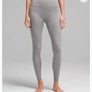 lululemon Align™ High-Rise Pant 28” – Heathered Graphite Grey – Size 10